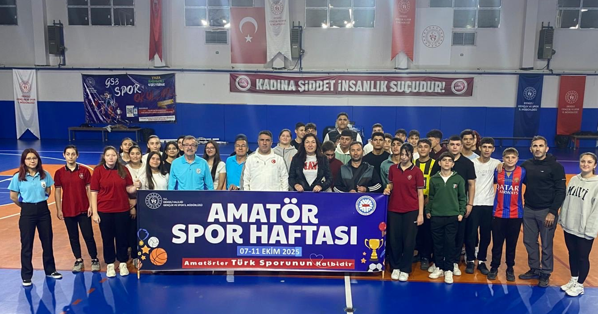 Sarayköy’de amatör spor rüzgarı