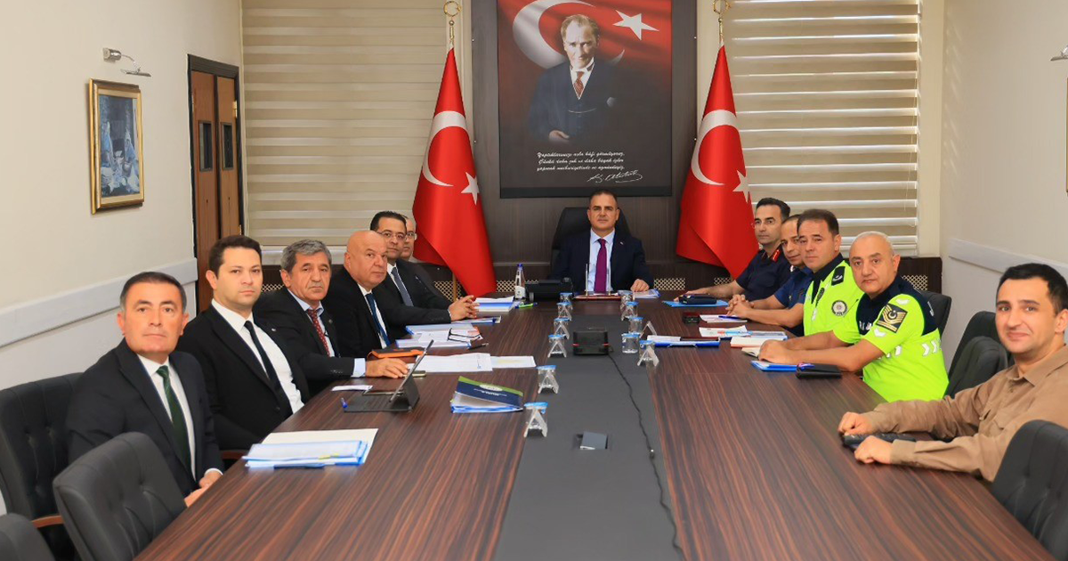 Muğla’da trafik güvenliği toplantısı gerçekleştirildi