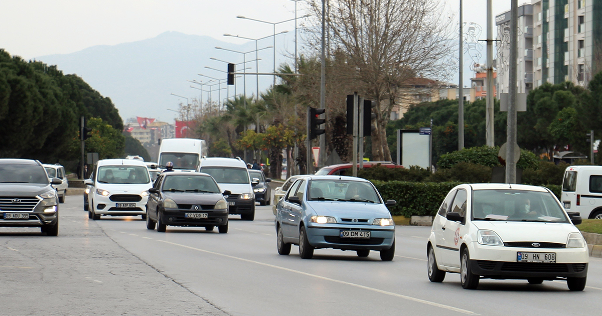 Aydın’da araç sayısı 657 bin oldu