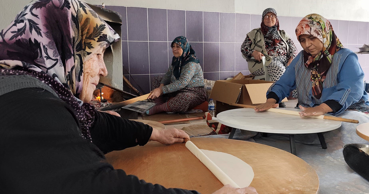 Odun ateşinde 50 yıllık gelenek