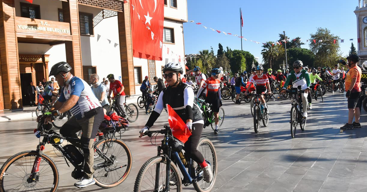 Pedallar cumhuriyet için çevrildi
