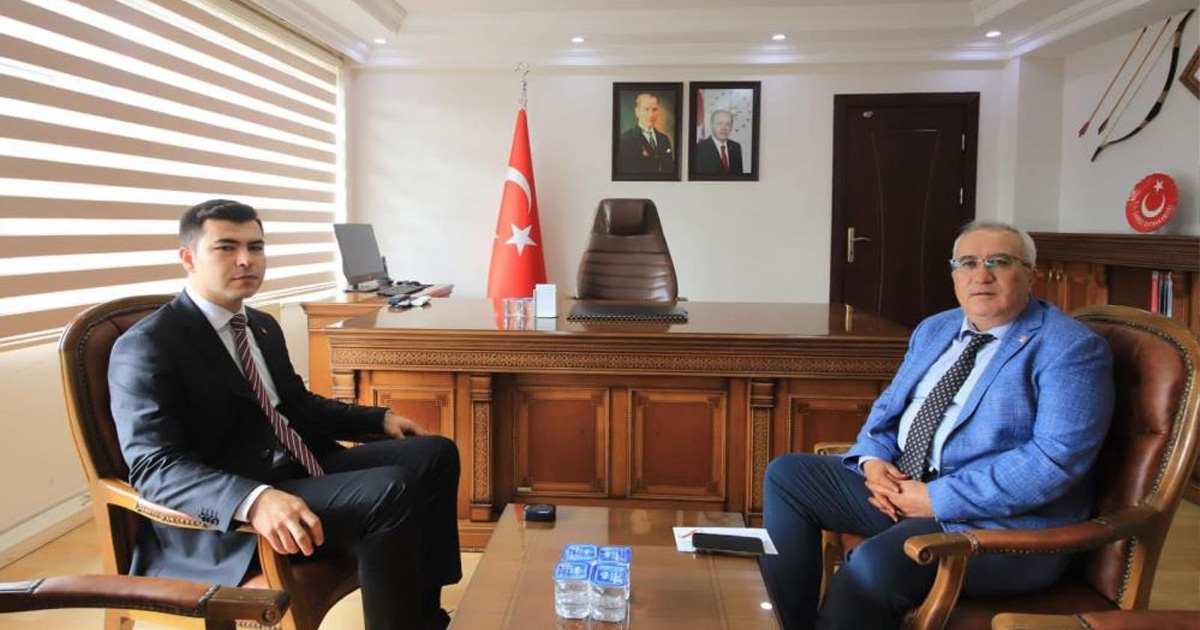 Başkan Arslan’dan Kaymakam Çelik’e hayırlı olsun ziyareti