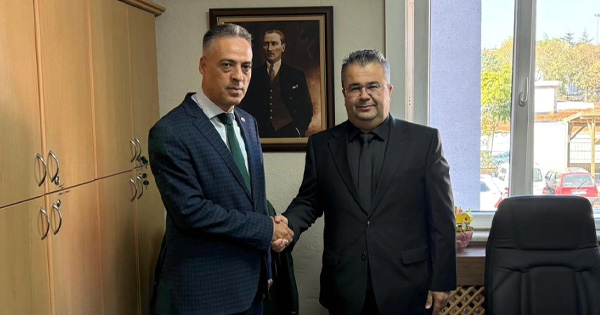 Orman Bölge Müdürü Ahmet Köle’den yeni görev için hayırlı olsun ziyareti