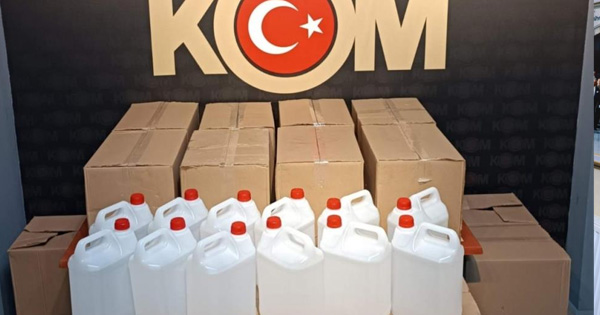 Manisa’da kaçak alkol operasyonu
