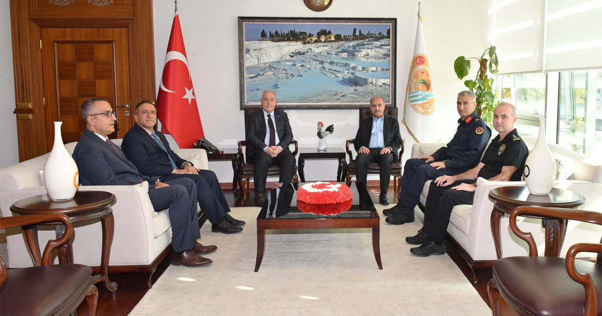 İçişleri Bakan Yardımcısı Aktaş, Denizli Valiliğini ziyaret etti