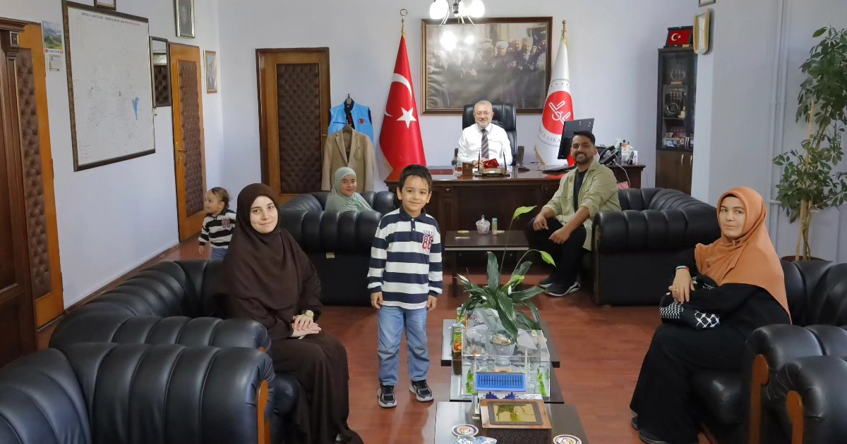 Milli sporcu Tuğçe Kaya’dan Denizli Müftüsü Pamuklu’ya ziyaret