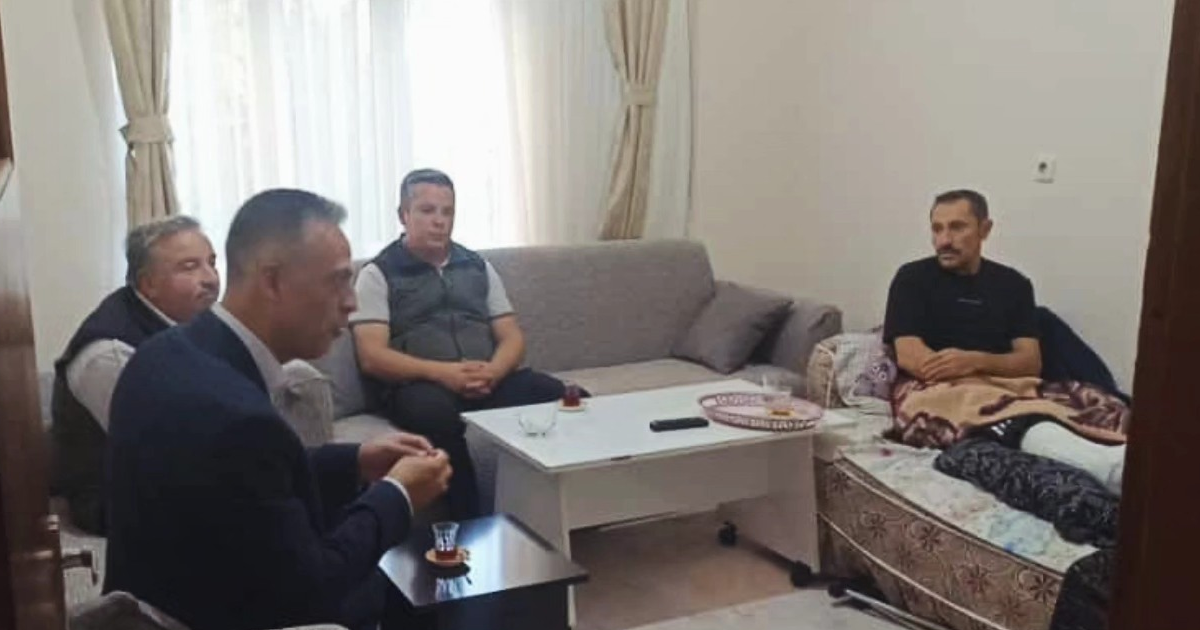 Denizli Orman Bölge Müdürü’nden yaralılara geçmiş olsun ziyareti