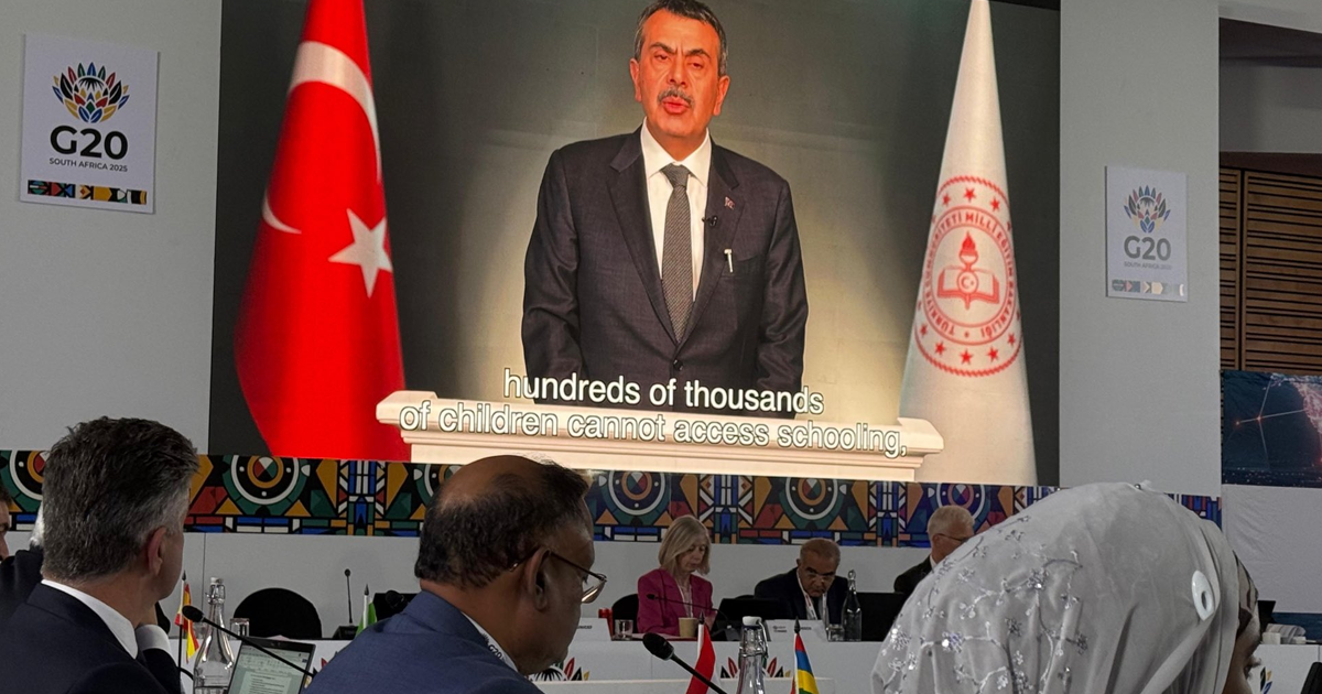 Bakan Yusuf Tekin’den G20 eğitim zirvesine videolu mesaJ