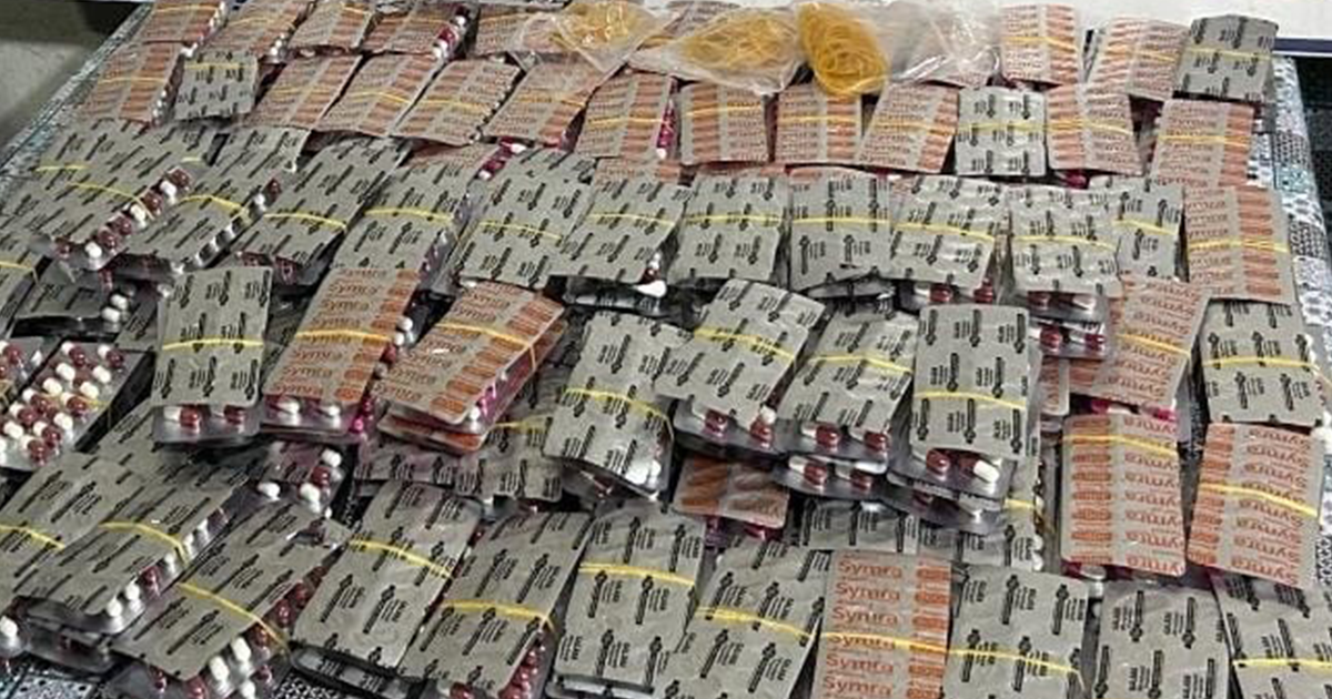Çiftlik evinde binlerce hapla yakalandı