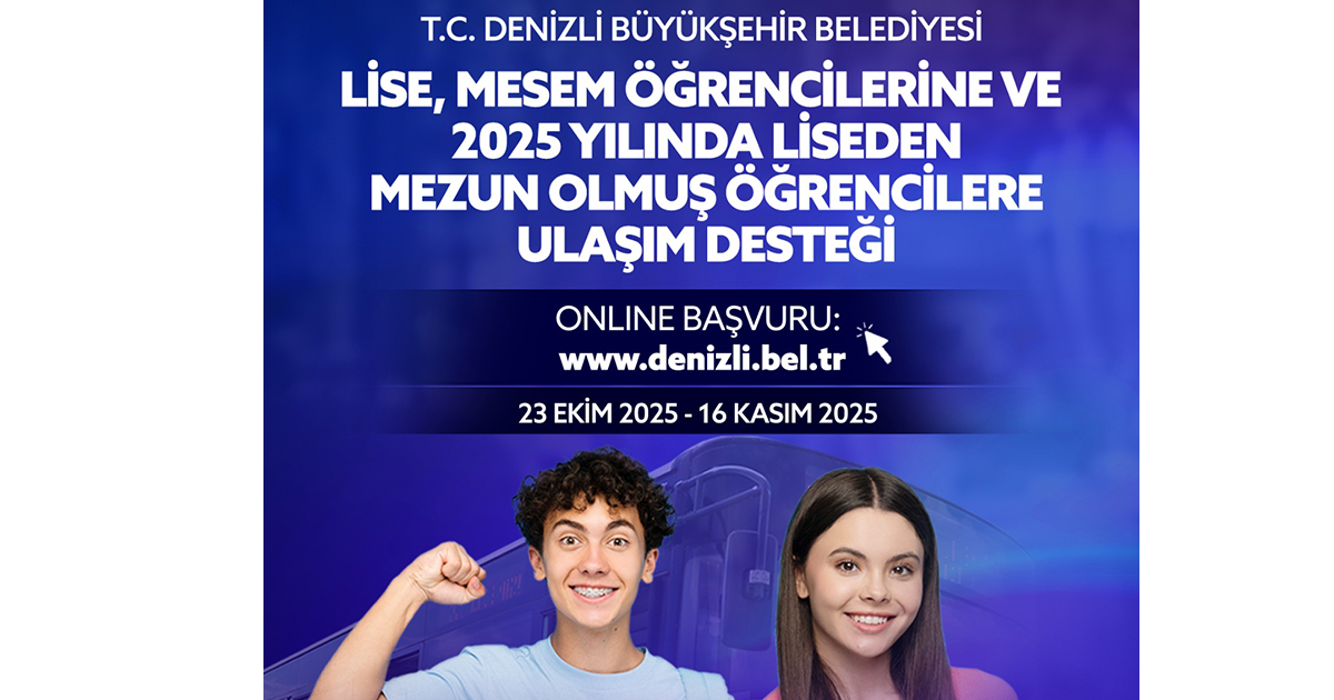 Gençlere ve çıraklara ulaşım desteği