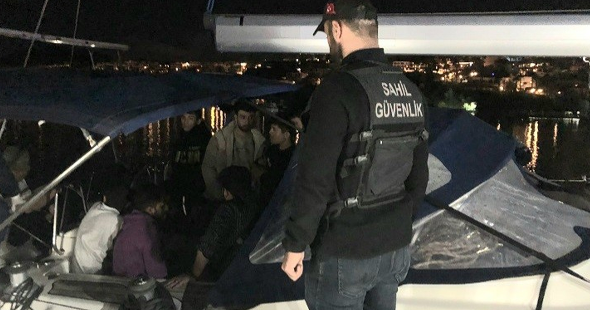 Bodrum açıklarında 106 göçmen yakalandı: 1 gözaltı