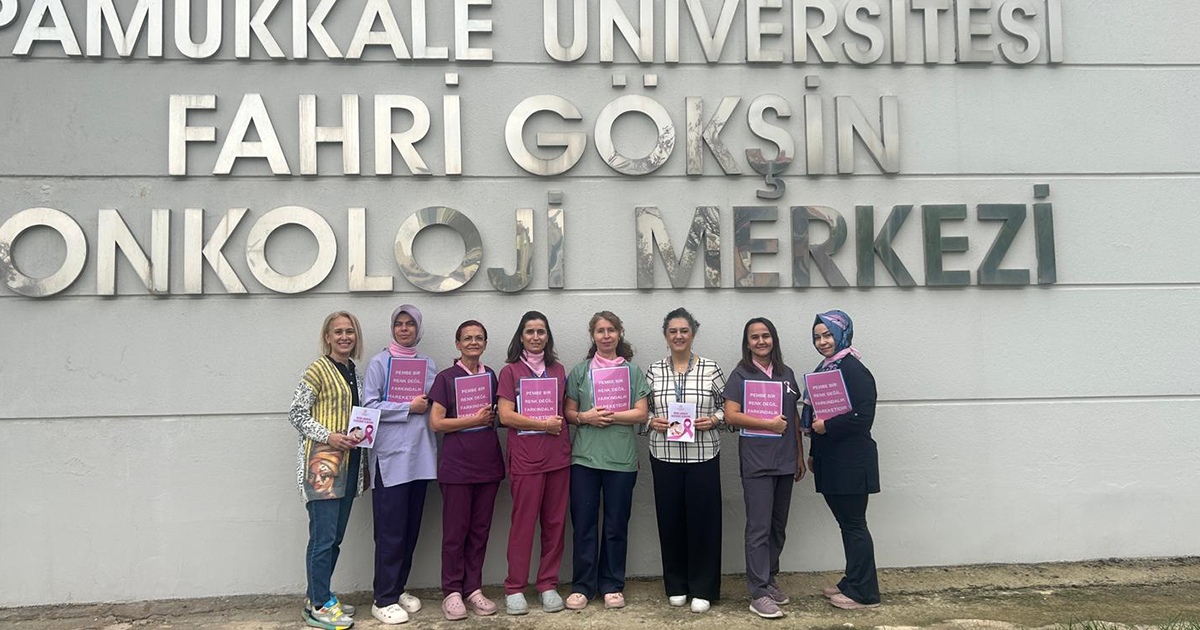 Onkoloji hemşirelerinden farkındalık etkinliği