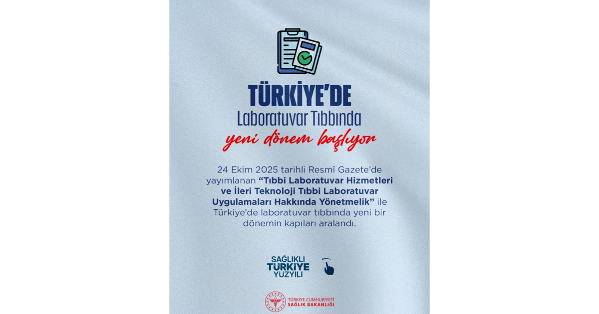 Türkiye’de laboratuvar tıbbında yeni dönem
