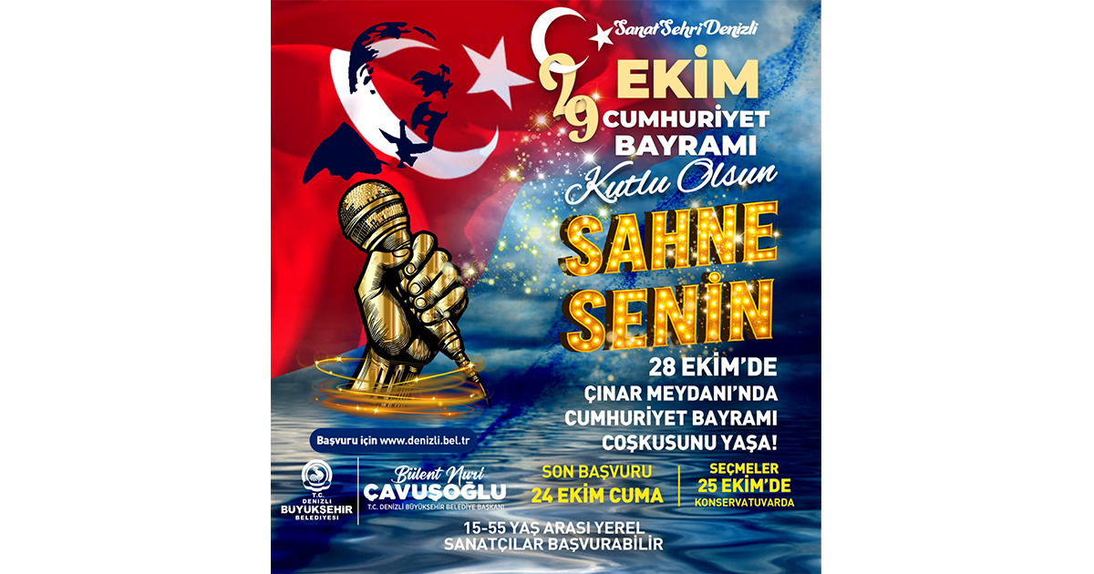 Cumhuriyet coşkusuna yerel sesler eşlik edecek