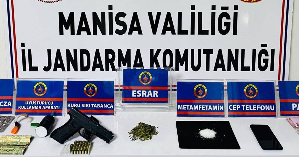 Salihli’de uyuşturucu operasyonu