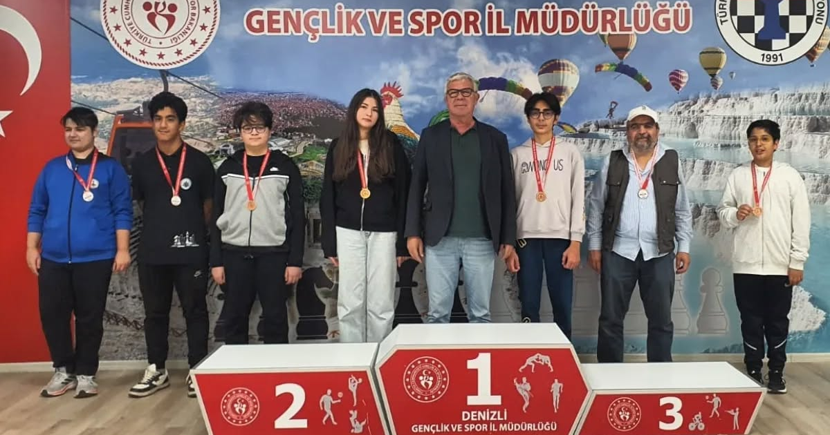 Türkiye Kupası Satranç Denizli İl Birinciliği tamamlandı