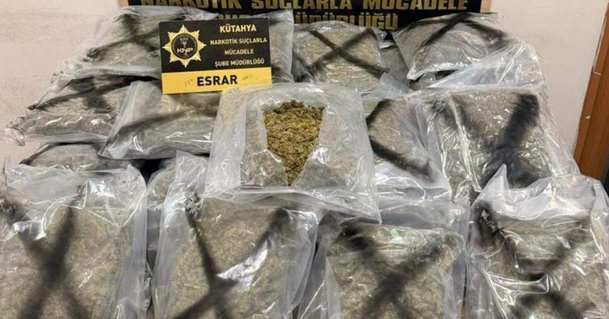 Kamyonda 33 kilo esrar ve 6,55 gram kokain ele geçirildi