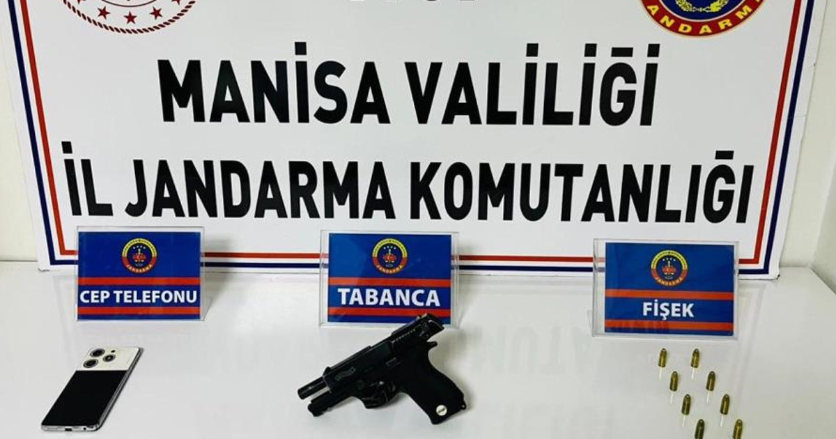 Şüpheliden ruhsatsız tabanca ve mermi çıktı