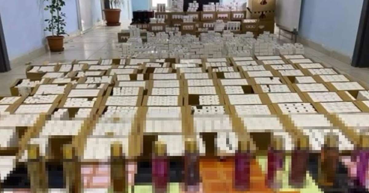 3 bin 755 şişe kaçak parfüm ele geçirildi
