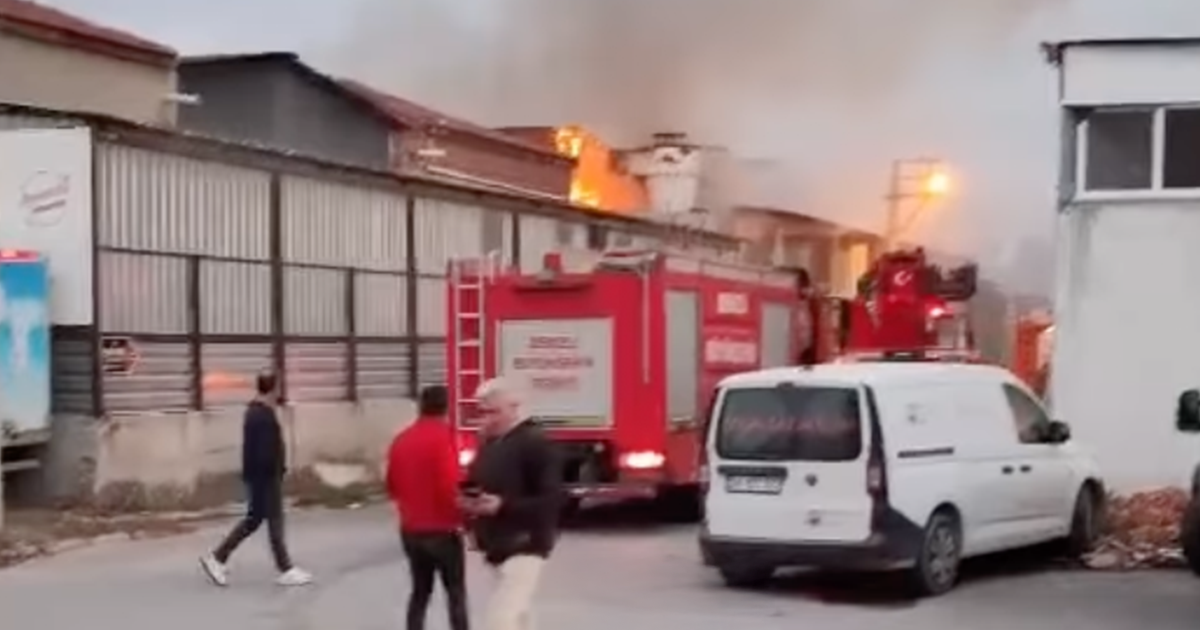 Kereste deposundaki yangın büyümeden söndürüldü