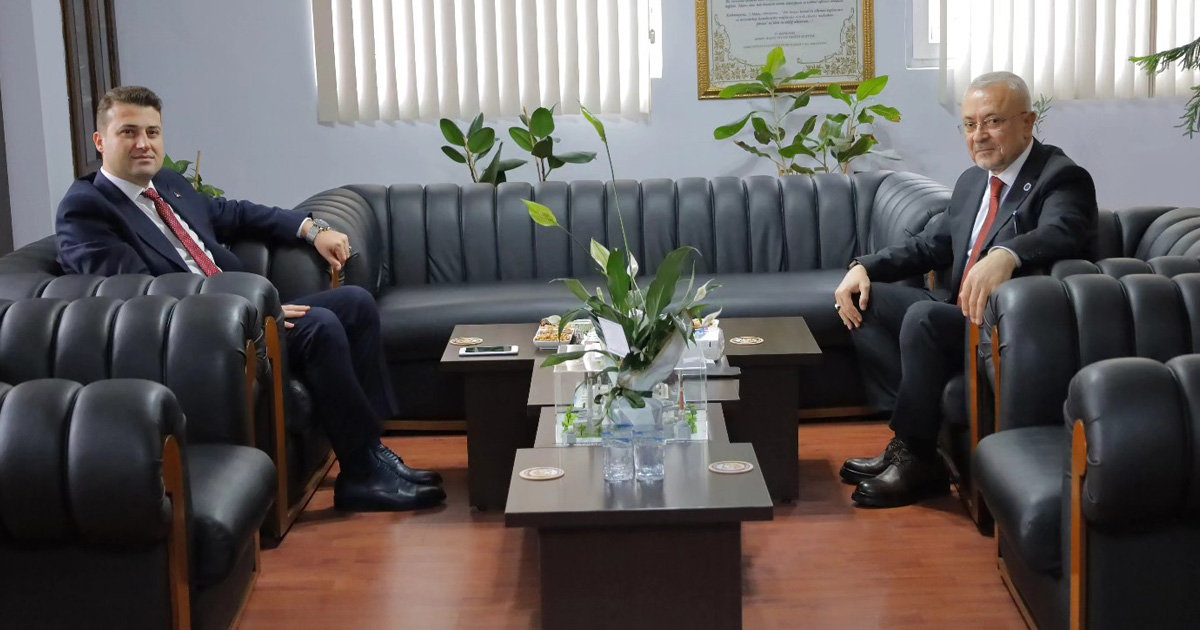 Çivril Kaymakamı Fatih Cıdıroğlu’ndan İl Müftüsü Abdullah Pamuklu’ya Ziyaret