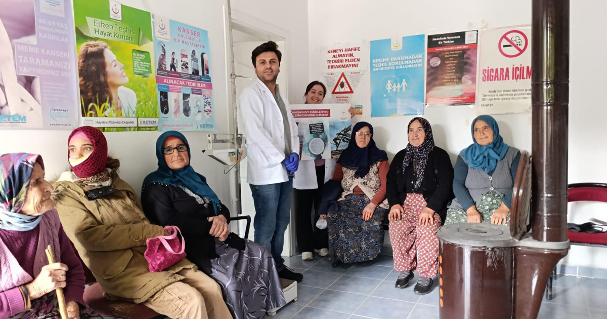 Denizli’de karbonmonoksit zehirlenmeleri ve solunum hastalıklarına karşı eğitim verildi