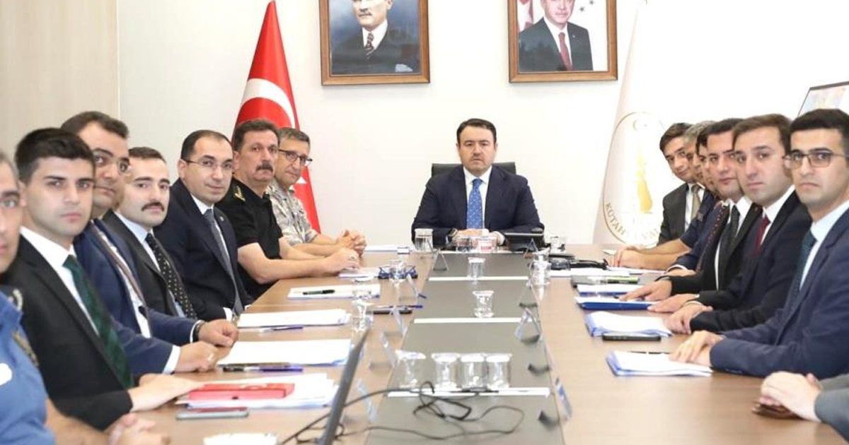 Kütahya’da güvenlik toplantısı yapıldı