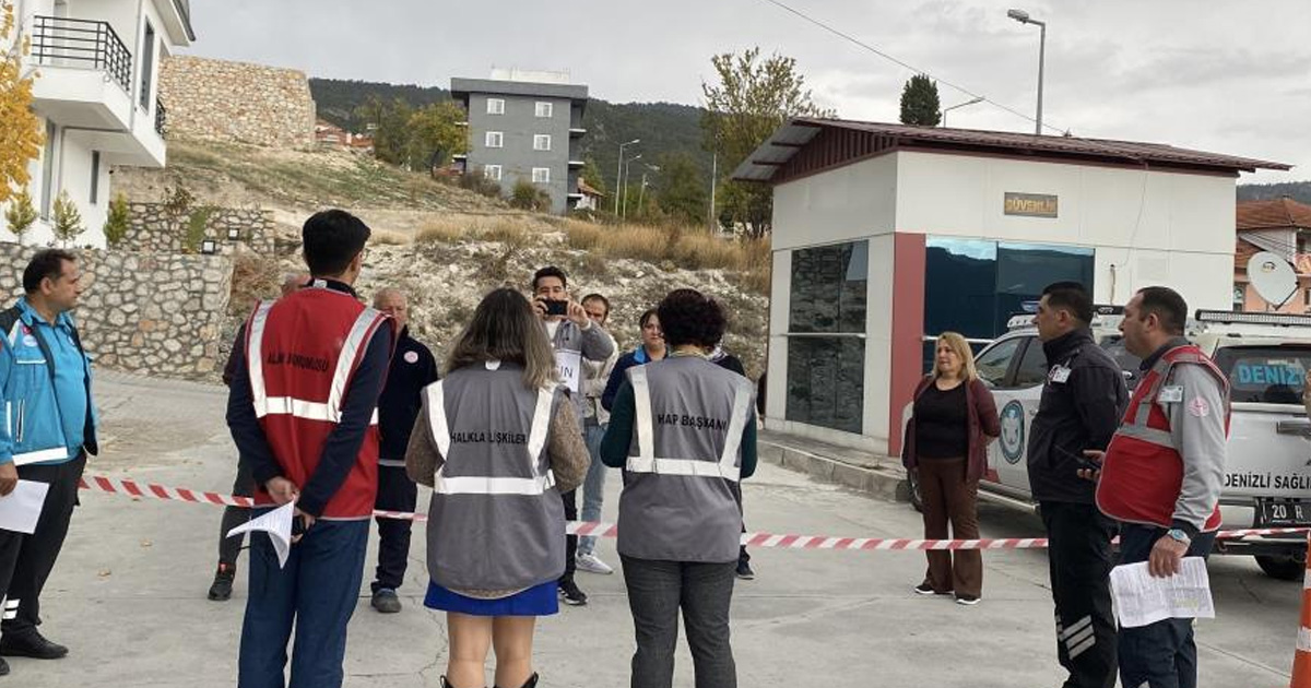 Çameli Devlet Hastanesinde HAP tatbikatı yapıldı