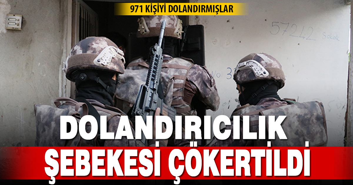 Bakan Yerlikaya: “971 vatandaşı dolandıran şebekelere yönelik operasyonlarda 206 tutuklama”
