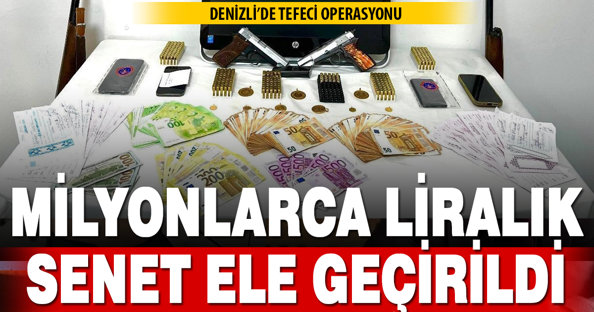 Jandarmadan 3 ilçede tefeci operasyonu: 3 tutuklama