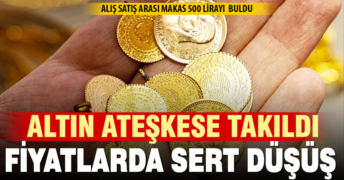 Altın ateşkese takıldı: fiyatlarda sert düşüş