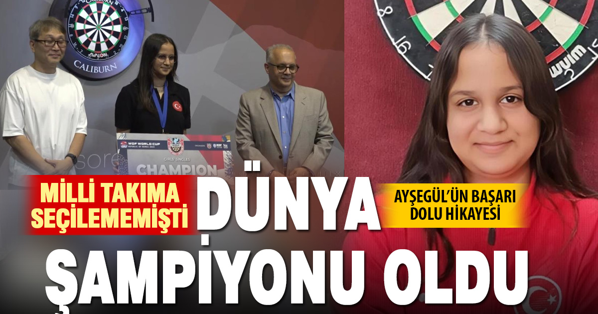 Milli takıma seçilemedi, azmetti dünya şampiyonu oldu