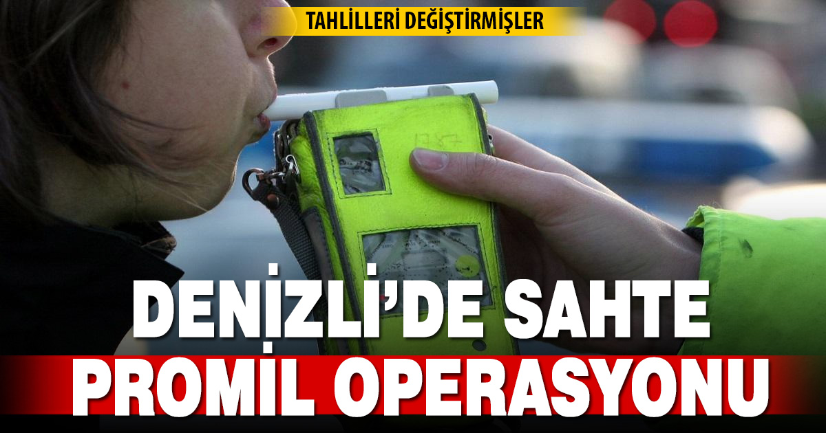 Denizli’de Ehliyet İçin Sahte Promil Oyunu: 42 Şüpheli Yakalandı