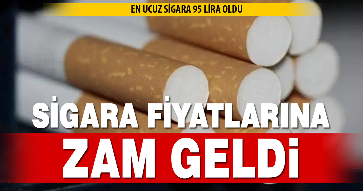 Sigara Fiyatlarına Zam Geldi