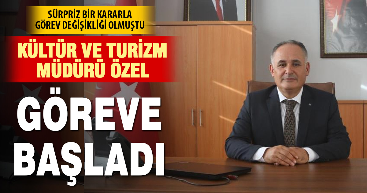 Denizli Kültür ve Turizm Müdürü Özel görevine başladı