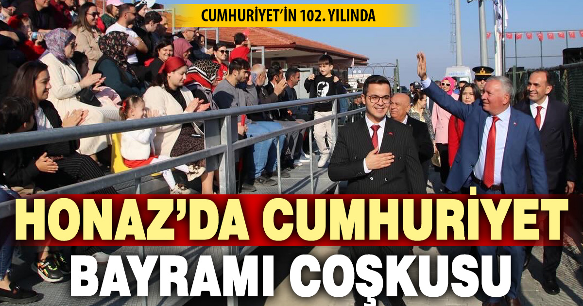 HONAZ’DA CUMHURİYET BAYRAMI COŞKUSU