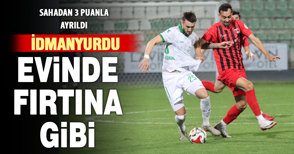 Denizli İdmanyurdu evinde fırtına gibi