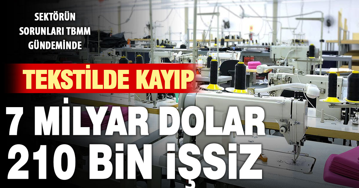 Tekstil sektörünün sorunları TBMM Genel Kurulunda gündeme geldi