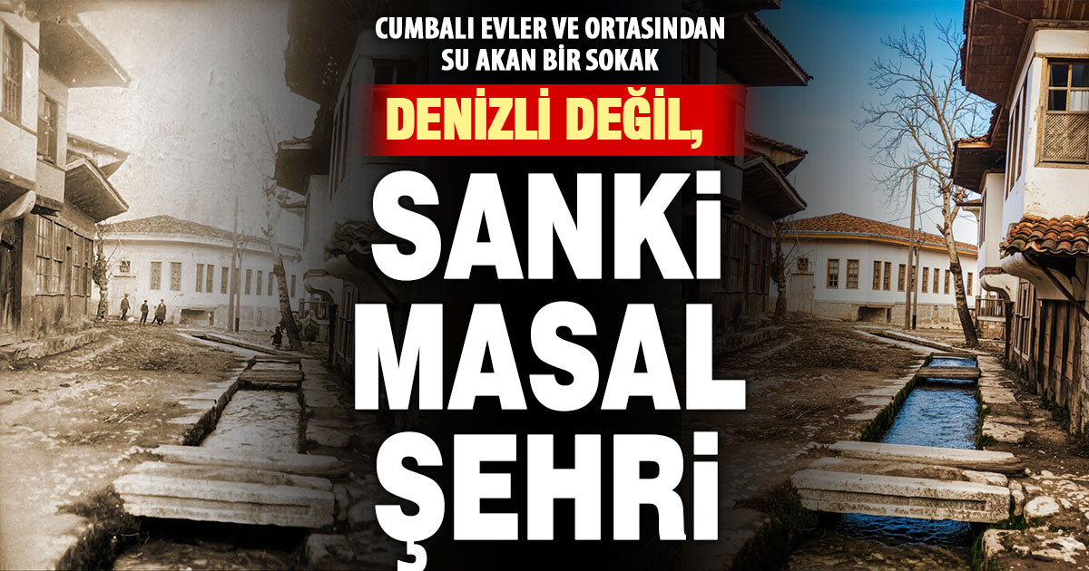 1927 yılında çekilen fotoğraf, Denizli’deki değişimi gözler önüne seriyor