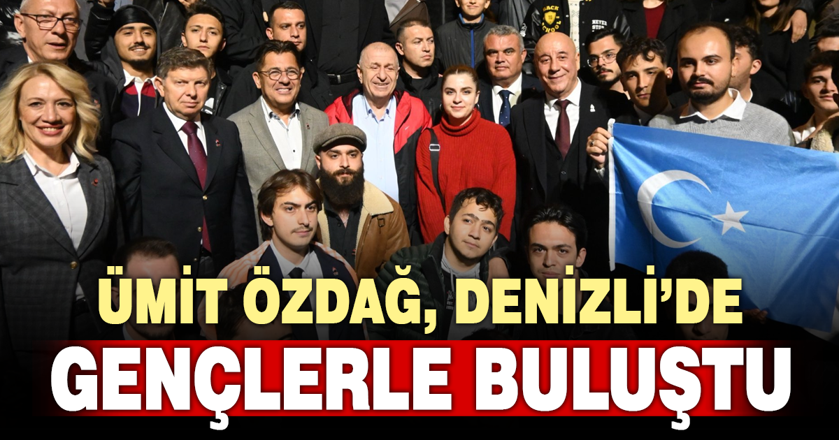 Ümit Özdağ, Denizlili gençlerle buluştu