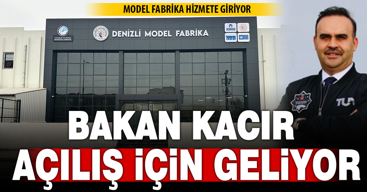 Bakan Kacır açılış ve temel atma için geliyor