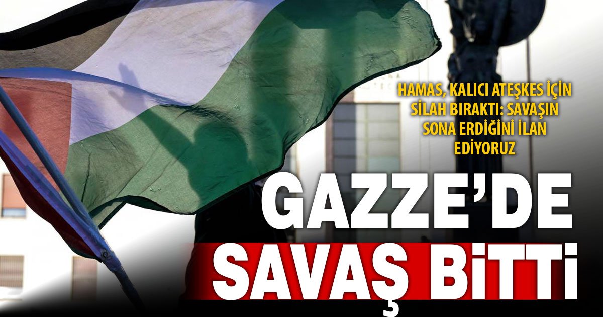 Hamas’ın Gazze lideri el-Hayya:”Bugün savaşın sona erdiğini ve ateşkesin başladığını ilan ediyoruz”