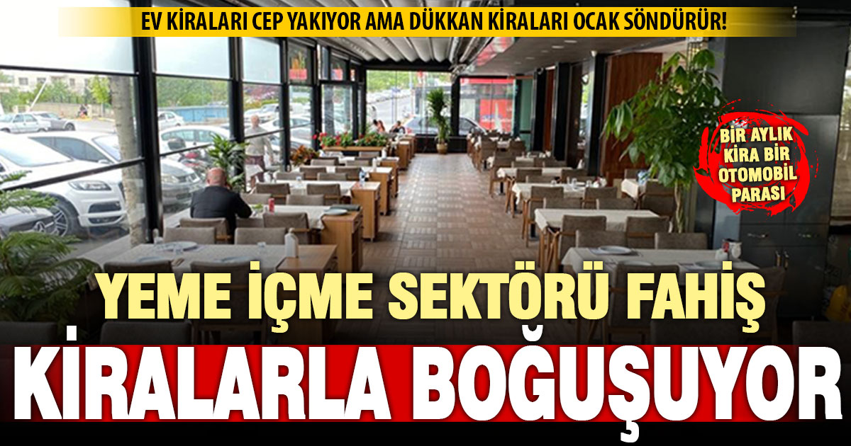 Denizli’deki yeme içme sektörünün en büyük sorunu: Dükkan kiraları