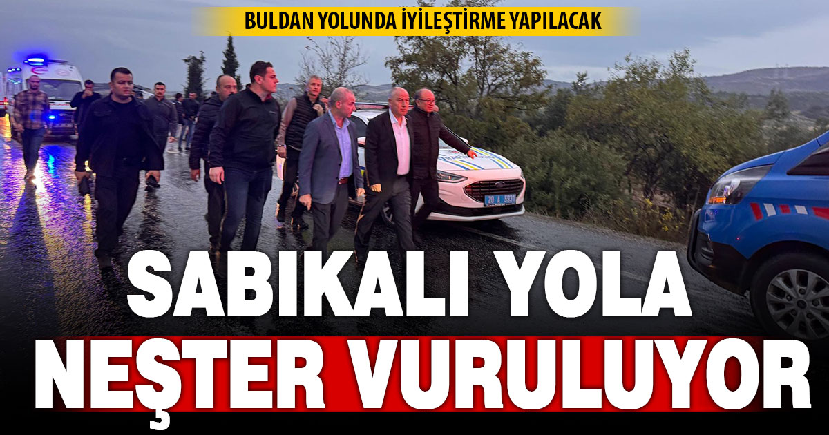 Buldan’ın sabıkalı yolunda iyileştirme yapılacak