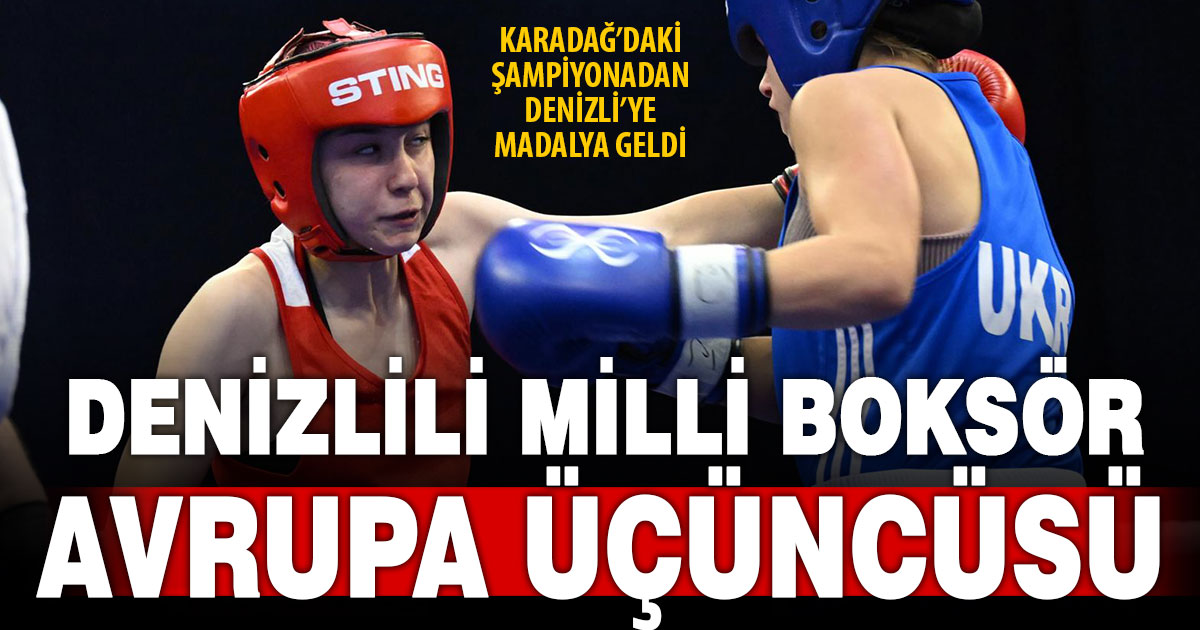 Milli Boksör Ceyda Kuru Avrupa üçüncüsü
