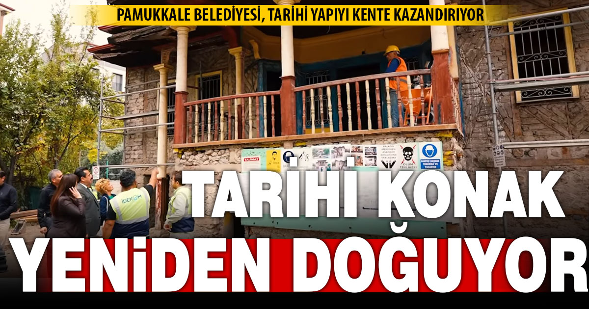 Tarihi Abalı Evi adım adım yeniden doğuyor