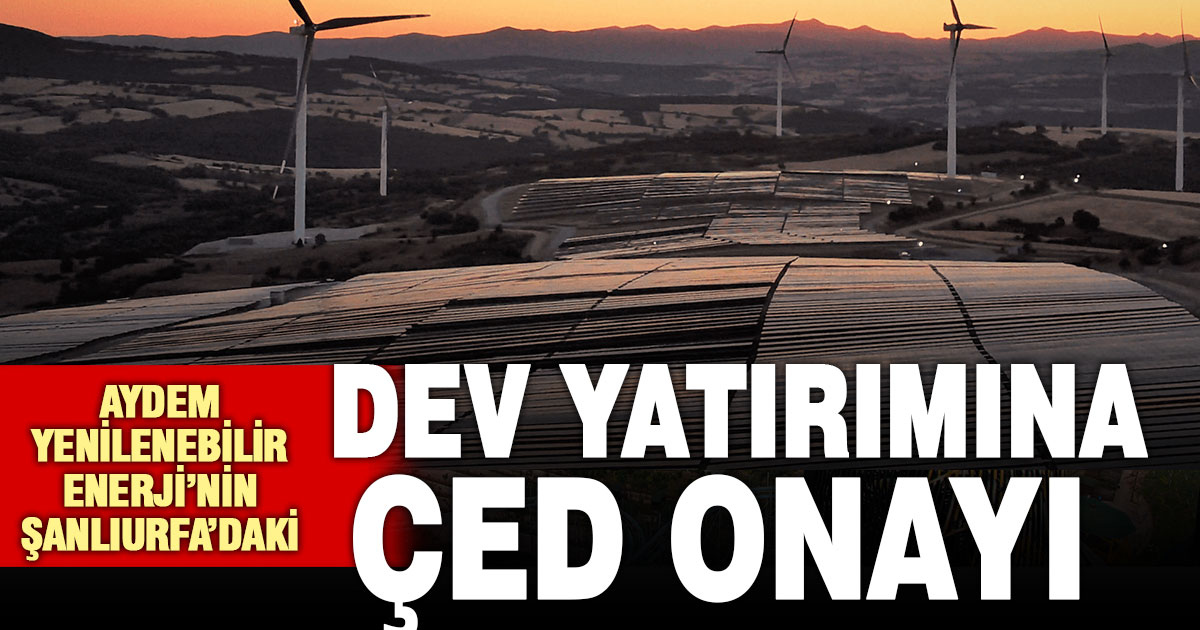 Aydem Yenilenebilir Enerji’nin Şanlıurfa’daki dev güneş santralinde aşama kaydedildi