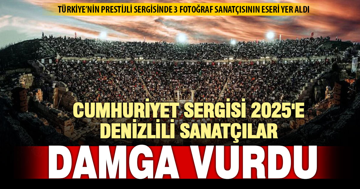 Türkiye’nin prestijli sergisinde Denizli’den 3 fotoğraf sanatçısının eseri yer aldı