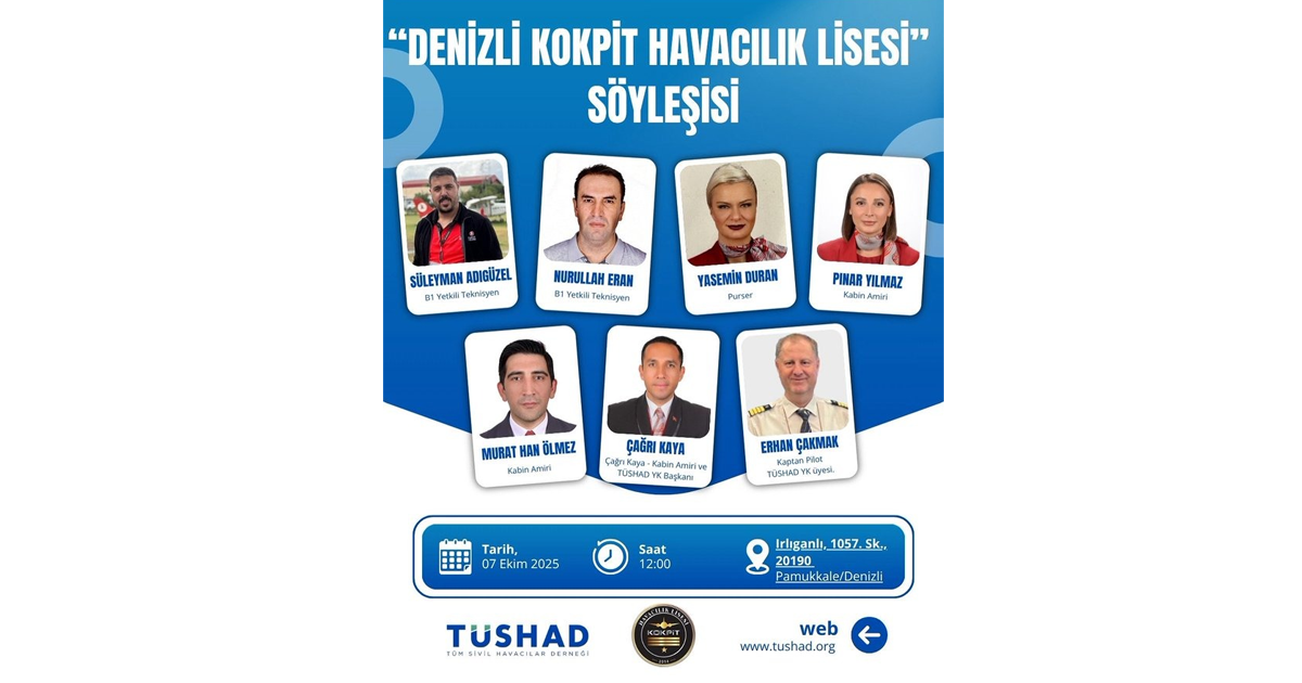 Sivil Havacılar Öğrencilerle Buluşuyor