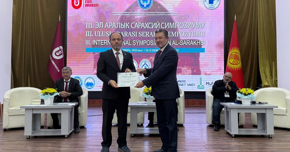 Rektör Güngör, Serahsi Sempozyumuna Katıldı